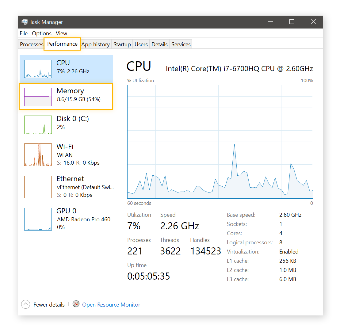 how-to-check-ram-size-speed-type-avg